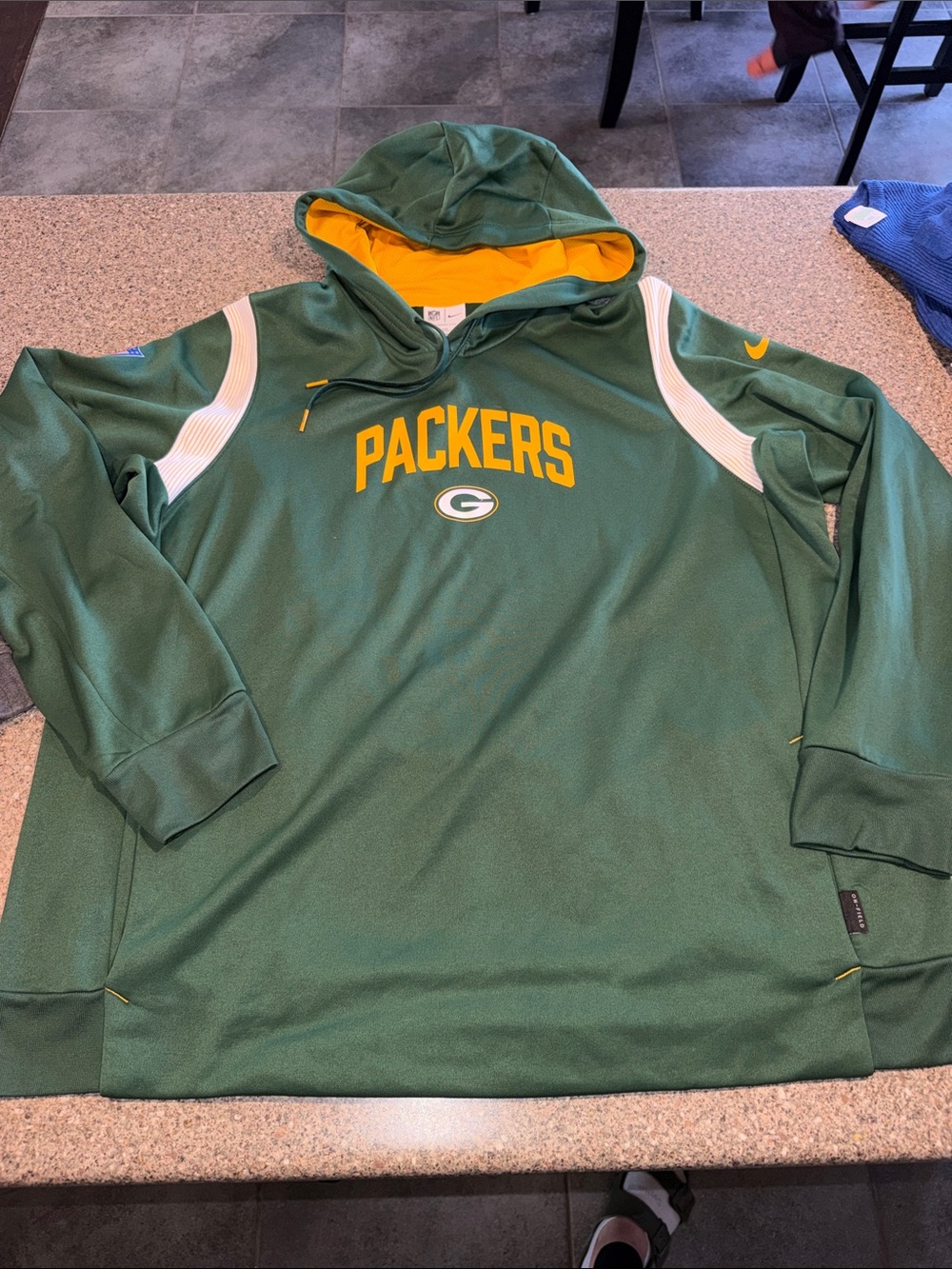 Green Bay Packers Nike On Field Sweatshirt Hoodie
